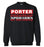 Porter High School Spartans Black Sweatshirt 35