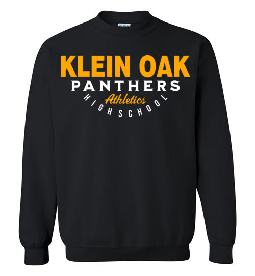 Klein Oak Panthers - Design 12 - Black Sweatshirt