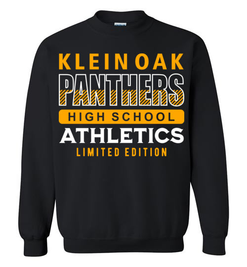 Klein Oak Panthers - Design 90 - Black Sweatshirt