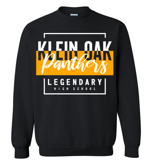 Klein Oak Panthers - Design 05 - Black Sweatshirt