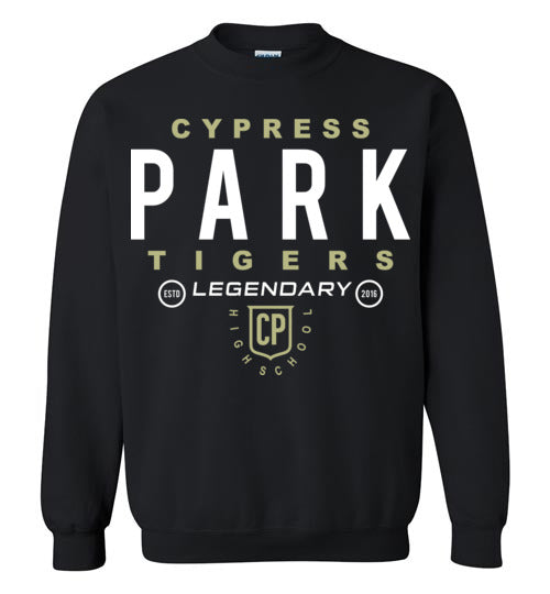 Cypress Park High School Tigers Black Sweatshirt 03