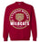 Cypress Woods High School Wildcats Deep Red Sweatshirt 04