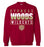 Cypress Woods High School Wildcats Deep Red Sweatshirt 29