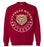 Cypress Woods High School Wildcats Deep Red Sweatshirt 19