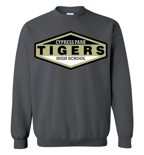 Cypress Park High School Tigers Charcoal Sweatshirt 09