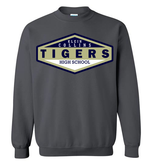 Klein Collins High School Tigers Charcoal Sweatshirt 09