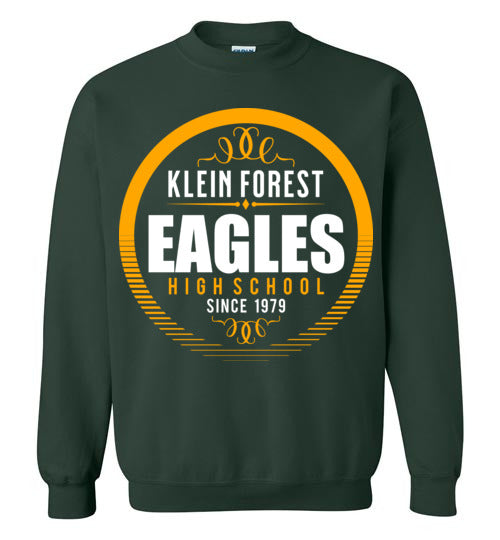 Klein Forest High School Golden Eagles Forest Green Sweatshirt 38