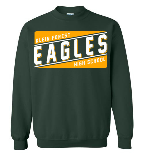 Klein Forest High School Golden Eagles Forest Green Sweatshirt 84