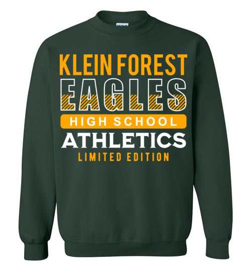 Klein Forest High School Golden Eagles Forest Green Sweatshirt 90