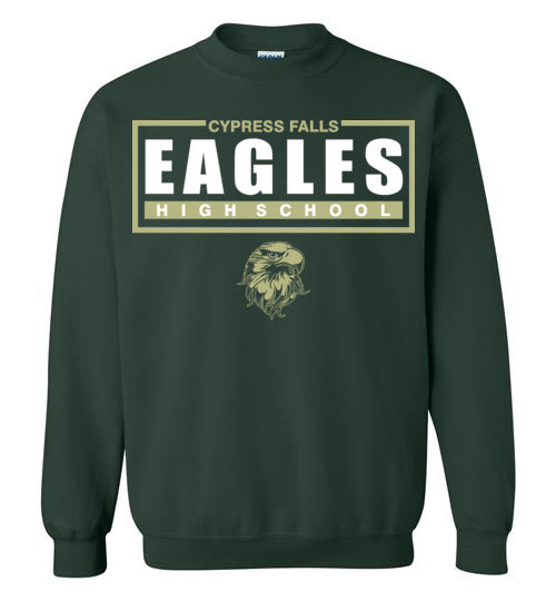 Cypress Falls High School Eagles Forest Green Sweatshirt 49