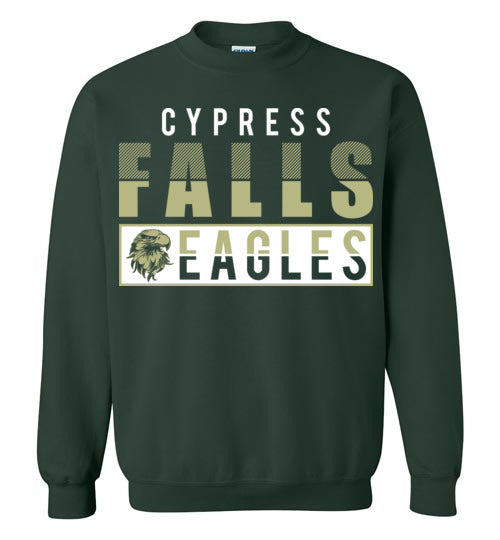 Cypress Falls High School Eagles Forest Green Sweatshirt 31