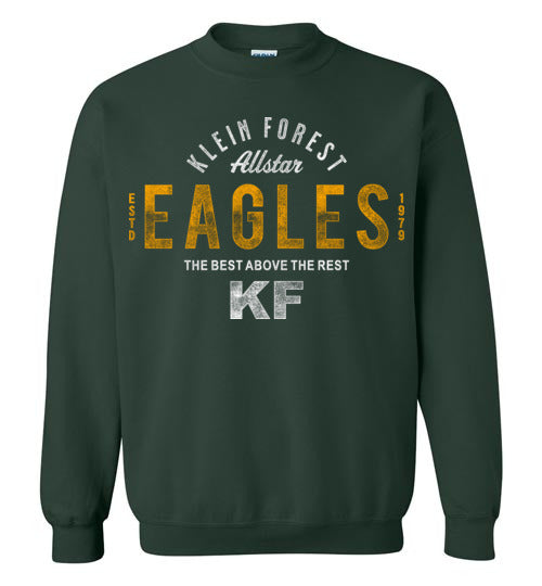 Klein Forest High School Golden Eagles Forest Green Sweatshirt 40