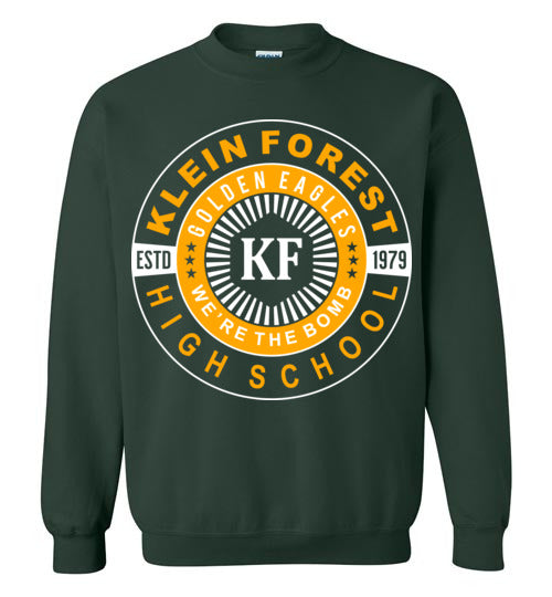 Klein Forest High School Golden Eagles Forest Green Sweatshirt 30