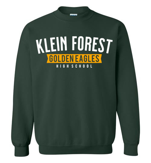 Klein Forest High School Golden Eagles Forest Green Sweatshirt 21