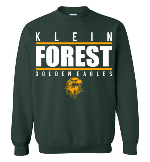 Klein Forest High School Golden Eagles Forest Green Sweatshirt 07