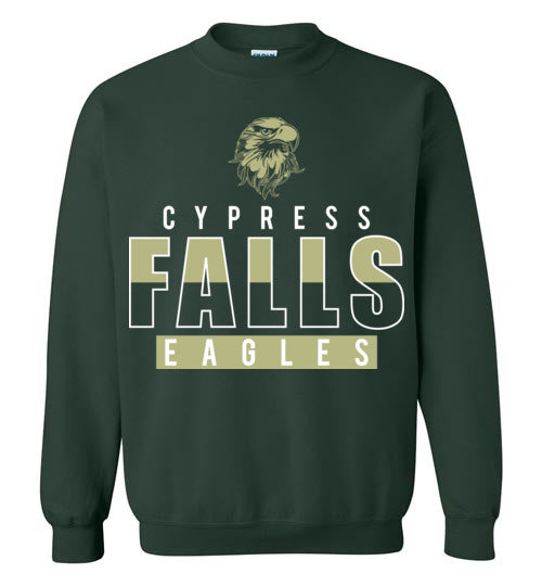 Cypress Falls High School Eagles Forest Green Sweatshirt 23