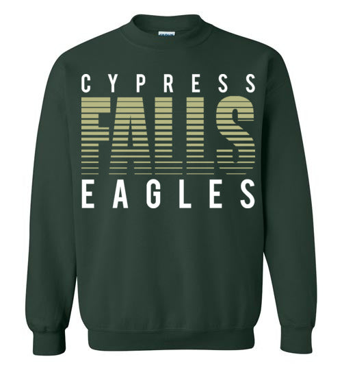 Cypress Falls High School Eagles Forest Green Sweatshirt 24