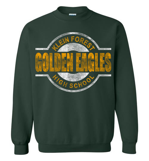 Klein Forest Golden Eagles Forest Green Sweatshirt - Design 11