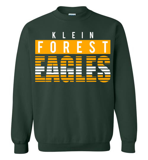 Klein Forest High School Golden Eagles Forest Green Sweatshirt 35