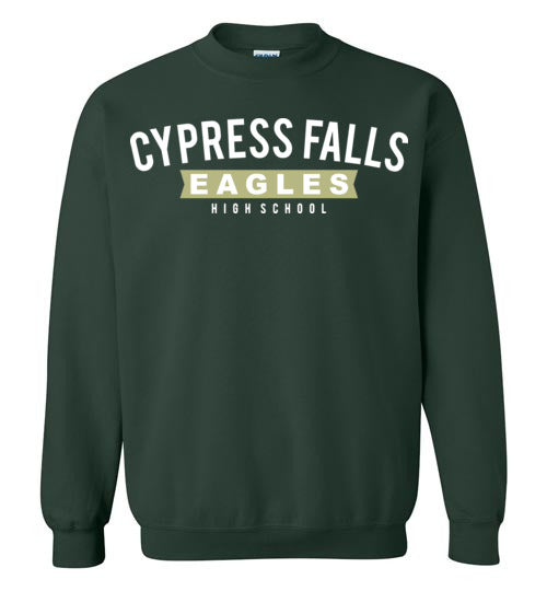 Cypress Falls High School Eagles Forest Green Sweatshirt 21