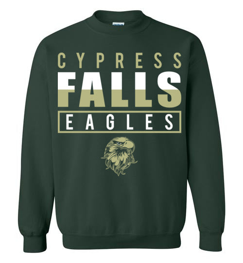 Cypress Falls High School Eagles Forest Green Sweatshirt 29