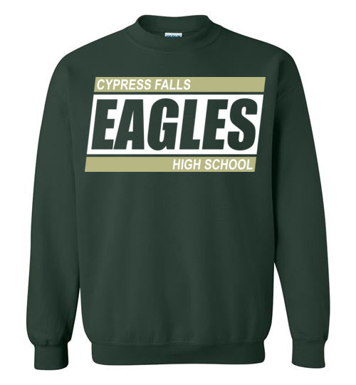 Cypress Falls High School Eagles Forest Green Sweatshirt 72