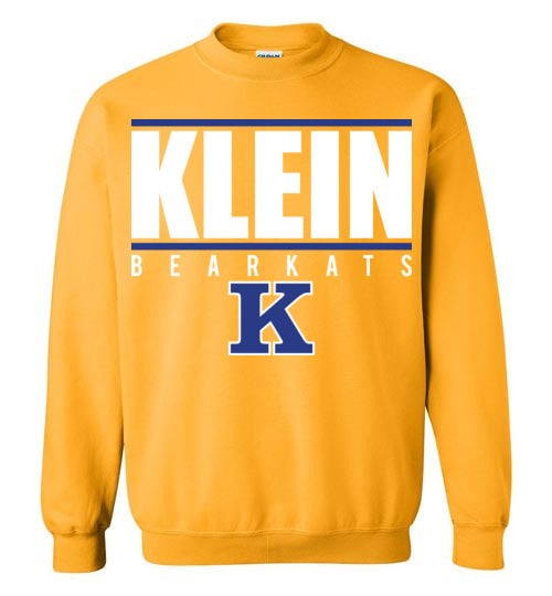 Klein High School Bearkats Gold Sweatshirt 07