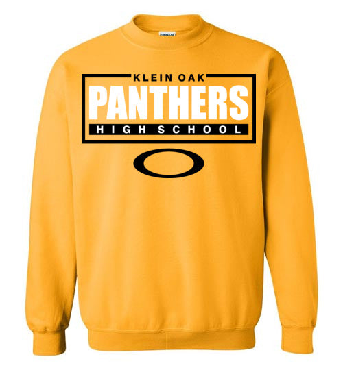 Klein Oak High School Panthers Gold Sweatshirt 49