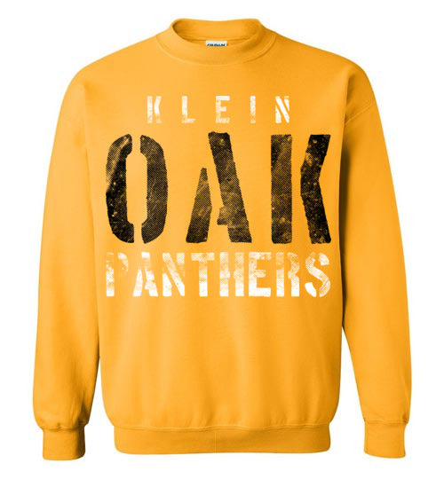 Klein Oak Panthers - Design 17 - Gold Sweatshirt