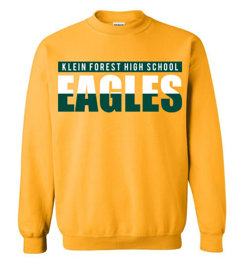 Klein Forest High School Golden Eagles Gold Sweatshirt 25