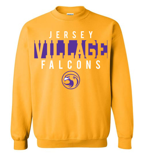 Jersey Village High School Falcons Gold Sweatshirt 06