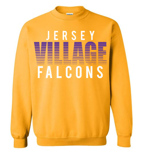 Jersey Village High School Falcons Gold Sweatshirt 24