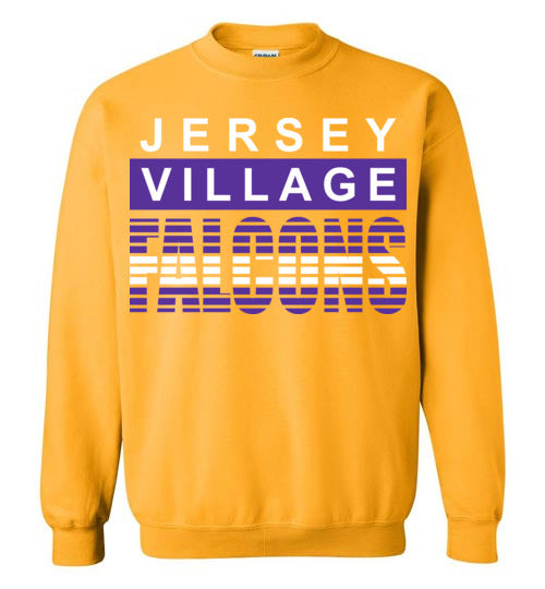 Jersey Village High School Falcons Gold Sweatshirt 35