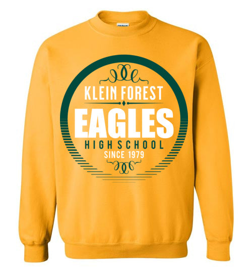 Klein Forest High School Golden Eagles Gold Sweatshirt 38