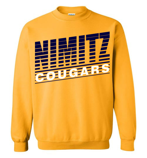 Nimitz High School Cougars Gold Sweatshirt 32