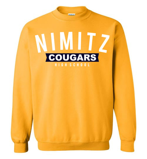 Nimitz High School Cougars Gold Sweatshirt 21