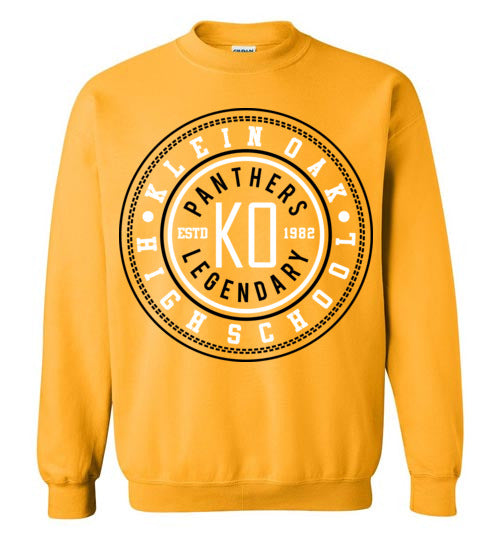 Klein Oak Panthers - Design 26 - Gold Sweatshirt