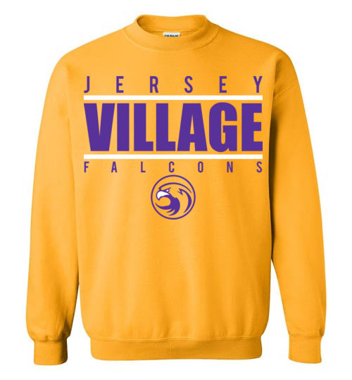 Jersey Village High School Falcons Gold Sweatshirt 07