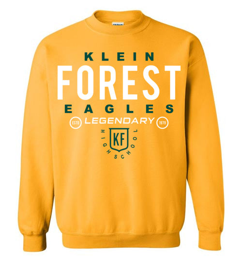 Klein Forest Golden Eagles Gold Sweatshirt - Design 03