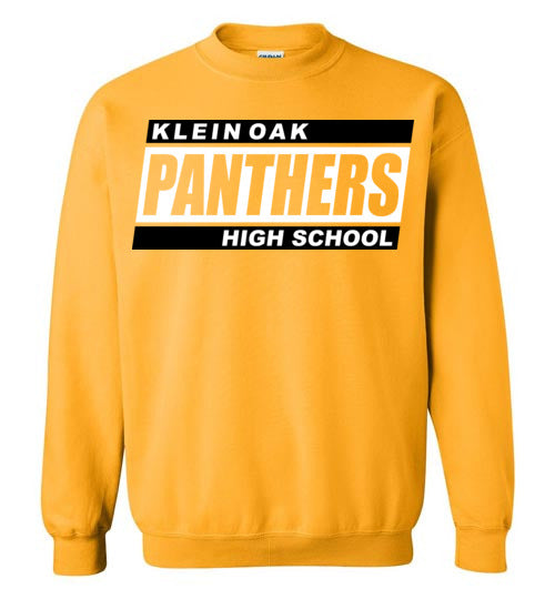 Klein Oak High School Panthers Gold Sweatshirt 72