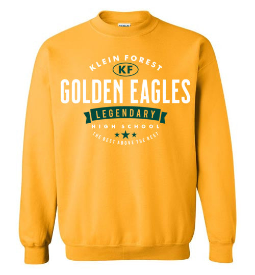 Klein Forest High School Golden Eagles Gold Sweatshirt 44