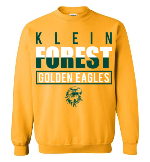 Klein Forest High School Golden Eagles Gold Sweatshirt 29