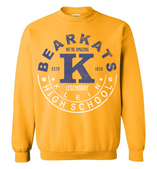 Klein High School Bearkats Gold Sweatshirt 19