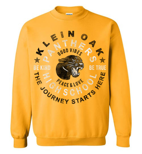 Klein Oak High School Panthers Gold Sweatshirt 16