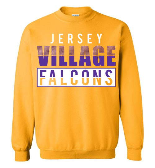 Jersey Village High School Falcons Gold Sweatshirt 31