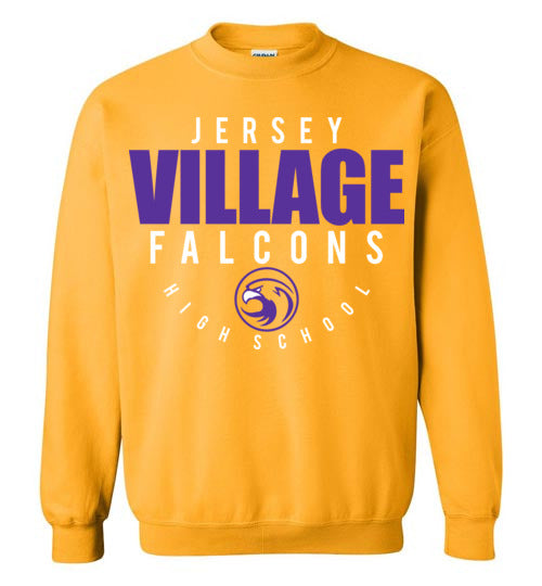 Jersey Village High School Falcons Gold Sweatshirt 12