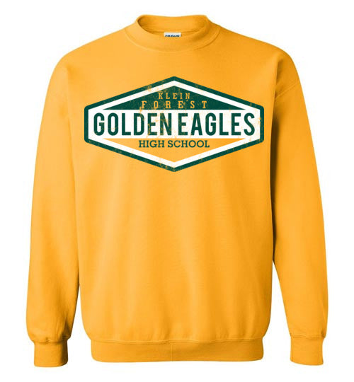 Klein Forest Golden Eagles Gold Sweatshirt - Design 09