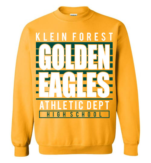 Klein Forest Golden Eagles Gold Sweatshirt - Design 00