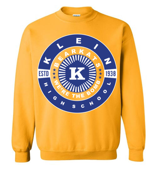 Klein Bearkats - Design 30 - Gold Sweatshirt