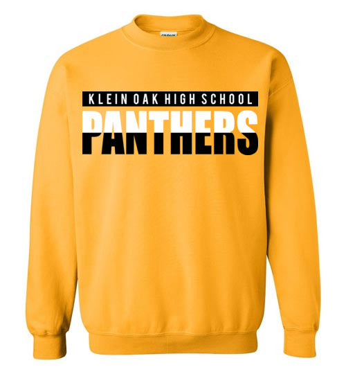 Klein Oak High School Panthers Gold Sweatshirt 25